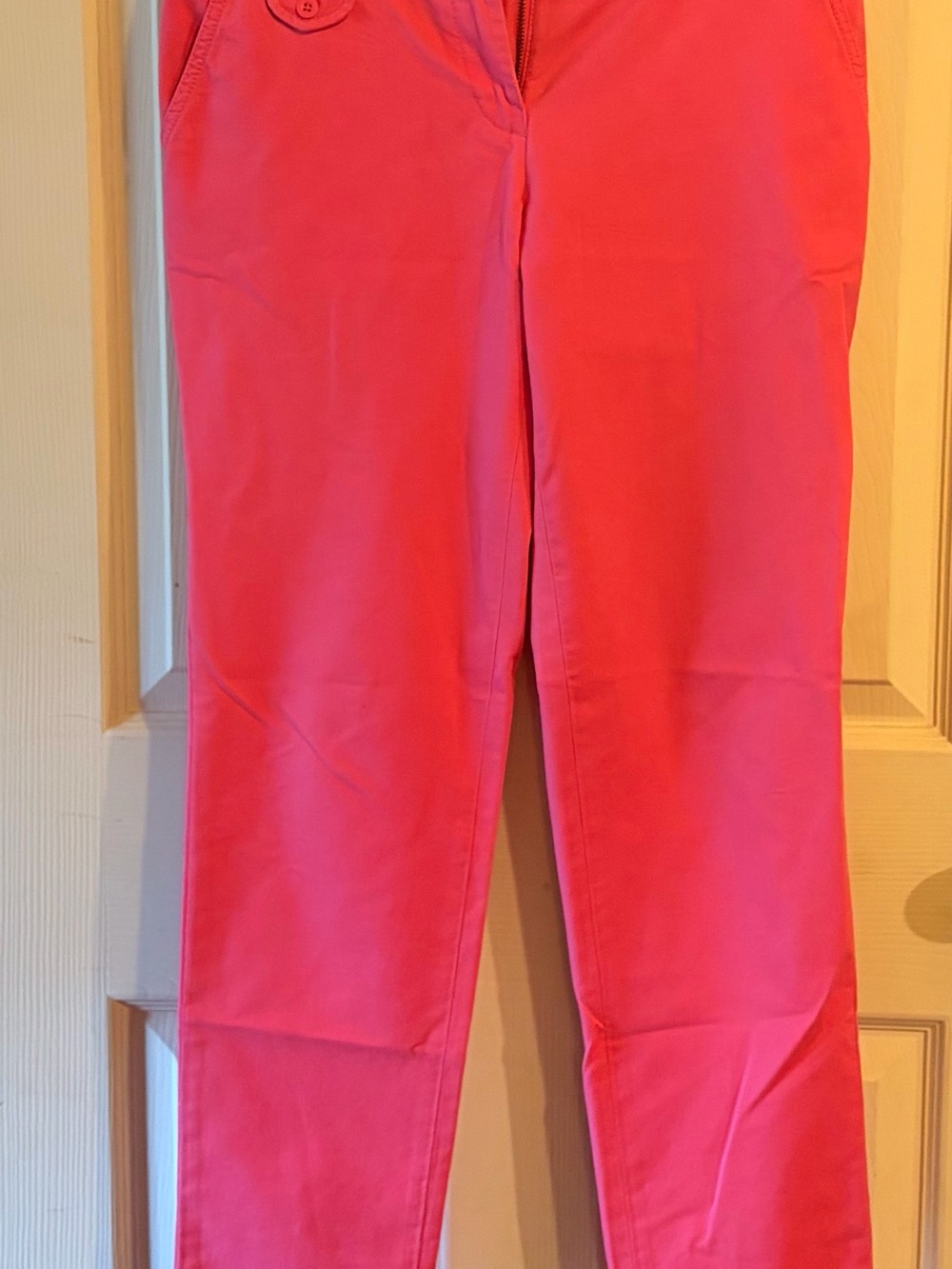 Tommy Hilfiger Women’s Coral Pink Chino Pants 30x28 Cotton